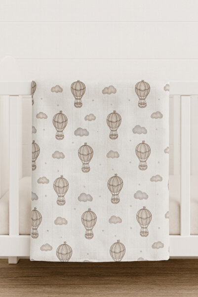 MUSGEM 100% Cotton Double Layer and Double-Sided Muslin Baby Blanket & Baby Blanket 80X90