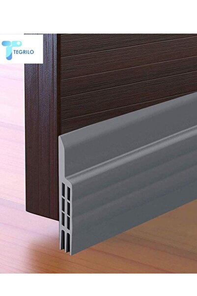 TEGRILO Door Draft Stopper, 2"W x 39"L - GREY