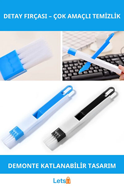 Letsii فرشاة تنظيف تفصيلية متعددة الأغراض قابلة للطي