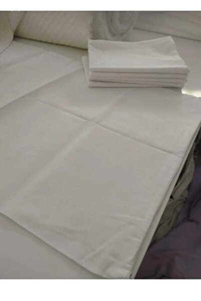 karanihome غطاء وسادة أبيض بسحاب