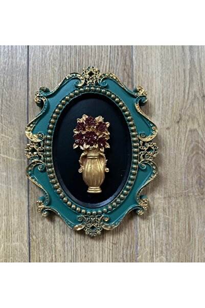 busraconcept Floral Handmade Painting 22cm