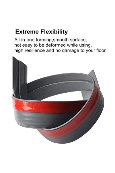 TEGRILO Door Draft Stopper, 2"W x 39"L - GREY