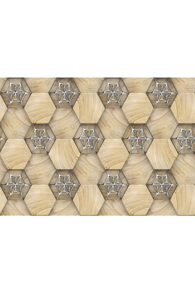 VIODESIGN Fototapet 3D, Wood Shape, autoadeziv, multicolor, 120x200 cm 3D34