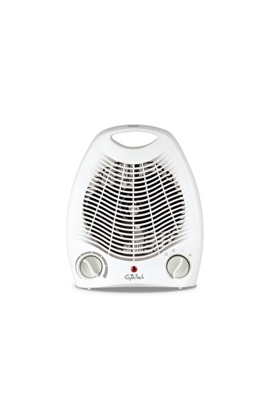 GALLET H 500 fan heater, 2 power levels 1000 W/2000 W, thermostat, white