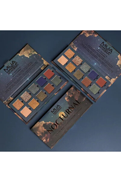 MUA Makeup Academy Nocturnal Eyeshadow Palette – 10 Shades