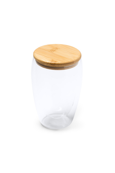 ROLY Double-walled bottle made of borosilicate glass