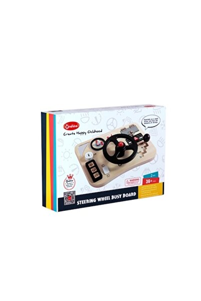 OEM Tablă educațională Montessori din lemn cu volan