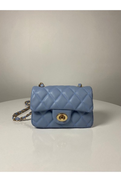 BK Bags & Accessories Mini Quilted Knitted Chain Women's Hand and Shoulder Bag