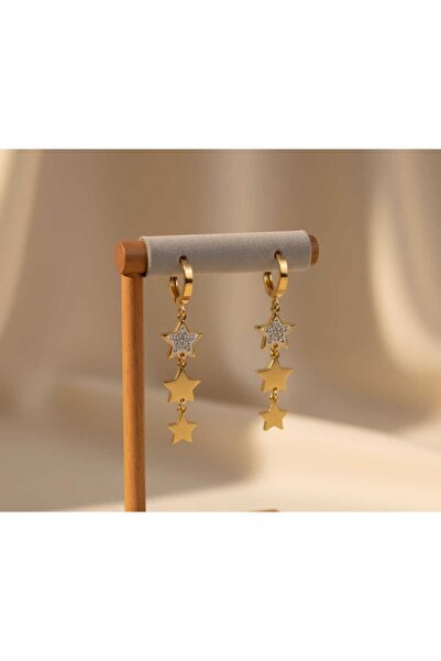 SONES Star Stone Gift Steel Earrings