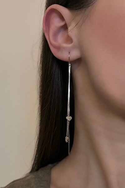 Okko Store Dangling Heart Model 2-Piece Earrings