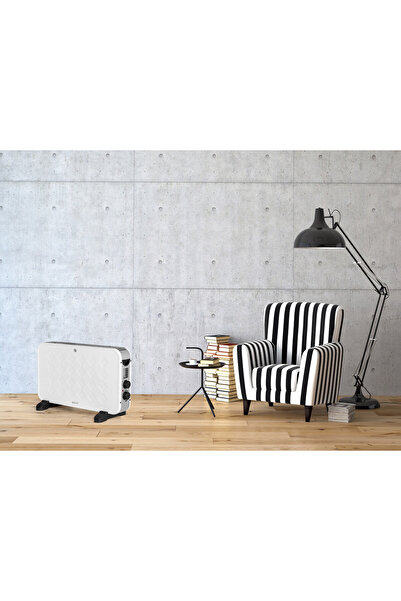 ECG Electric floor convector TK 2070 White, 2000W, 2 power levels