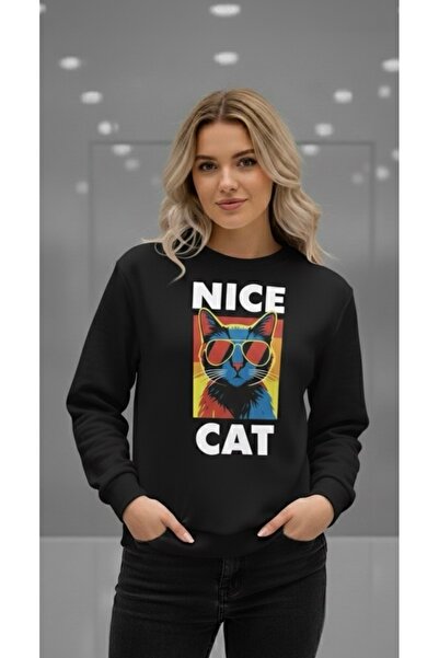 Infire clothing للجنسين قصة فضفاضة نايس كات مطبوع سويت