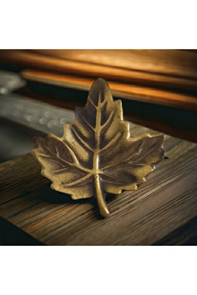 Dizaynhouse 10 Pieces Leaf Style 100% Brass Cabinet & Drawer Handle / Diameter – 5 cm – 10 Pieces (Handmade Luxury)