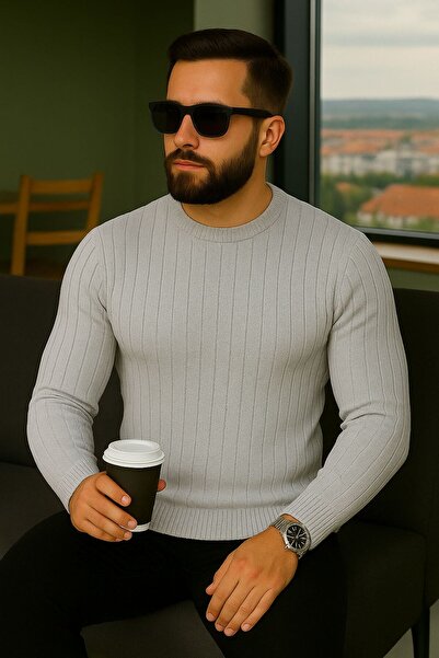 laçin life Crew neck knit sweater