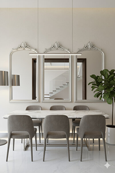 Generic Luxury decorative mirror set 100x60 cm