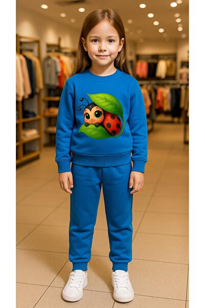 playwear Παιδικό Φούτερ Σετ με στάμπα ΠΑΓΙΔΑΚΙ ΓΙΑ ΚΟΡΙΤΣΙΑ ΚΑΙ ΑΓΟΡΙΑ με λαι...