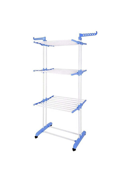 OEM Suport vertical pentru uscare rufe, mobil și pliabil, cu suport pentru umeraș, înălțime 170 cm