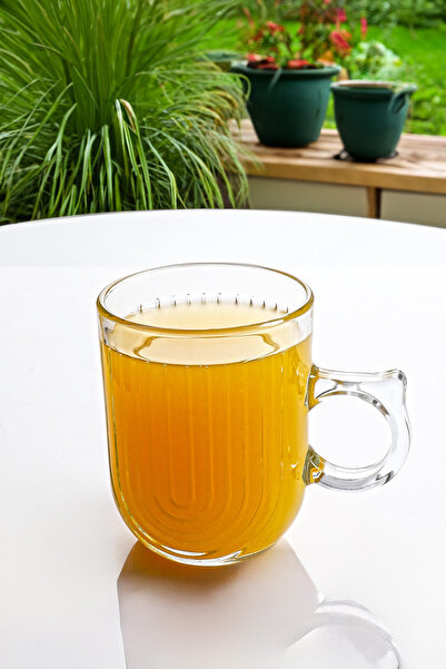 Porselen Diyarı Linya Glass 6-Piece Mug with Handle 200 ml