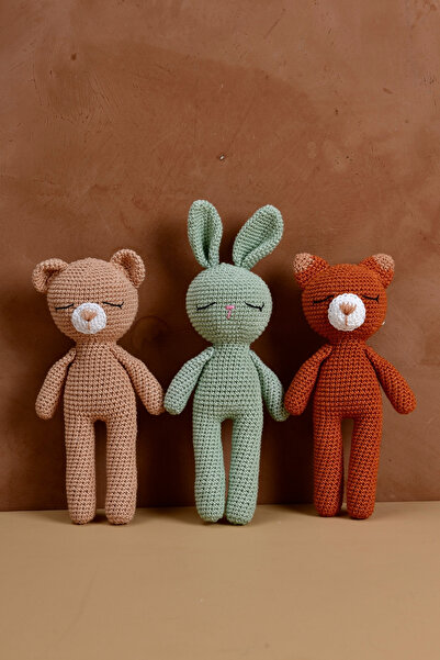 e&f Store Amigurumi Oyuncak - Krem Ayıcık