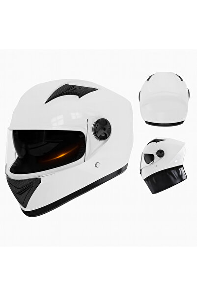 FIXATO Cască Ultra pentru motocicletă/scuter, vizieră dublă, eșarfă de iarnă ...