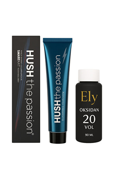 HUSH Smart The Passion Amonyaksız Saç Boyası 60 Ml + Tek Kullanımlık %6 20 Vo...