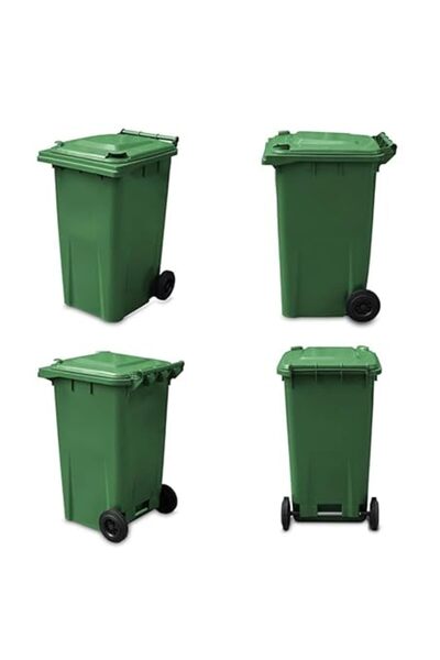 CET PRIME Πλαστικό δοχείο απορριμμάτων 240 λίτρων - Υλικό A+ ανθεκτικό στη θε...