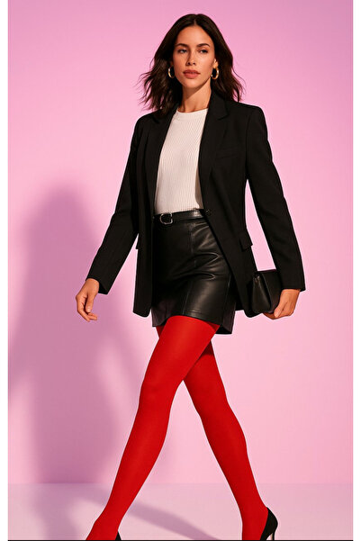 Katia&Bony Women's 40 Denier Red Pantyhose