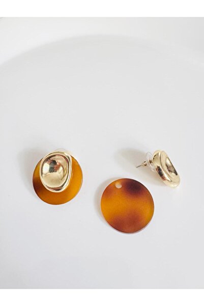 DEVİ fashion Two Models Can Be Used Earrings 3 cm