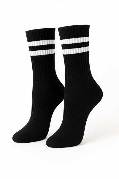 Plus Scorpion Women's Black and White Socks Set of 2 – Cotton Sports and Daily Use –