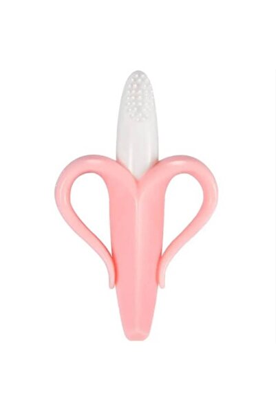 OEM Banana Baby Toothbrush Teething Toy - Pink