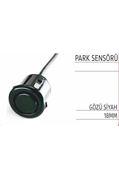 Genel Markalar Park Sensörü Gözü 1 Adet- 18.5mm Siyah Ara Jaklı Model Uyumlu