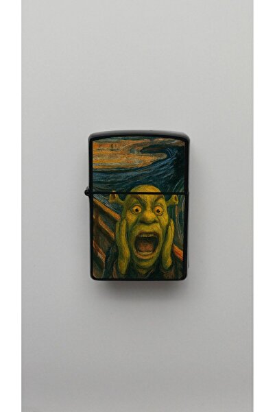 diğerr1 Scream Shrek Benzinli Siyah Çakmak