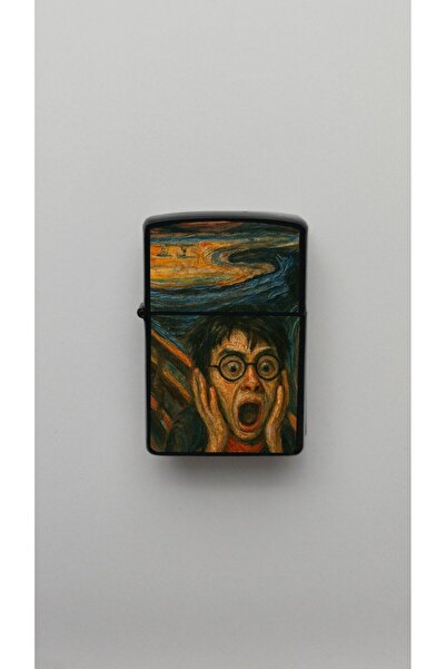 diğerr1 Harry Potter Scream Benzinli Siyah Çakmak