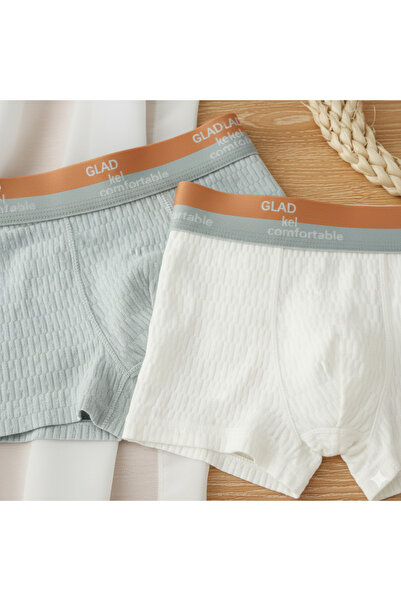 inkarix 2'li Erkek Boxer Glad And Comfortable Terletmez Nefes Alabilen Pamuklu Boxer