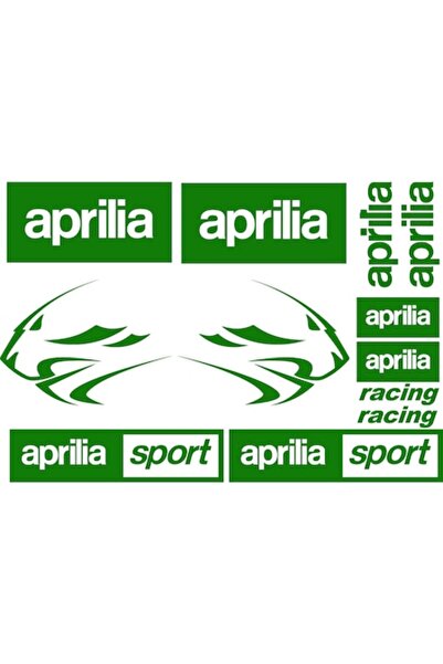 Oracal 651 Set Stickere Aprilia Moto, verde
