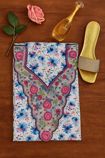 BYNAN Mukhtawir, hand-embroidered silk fabric (fabric)