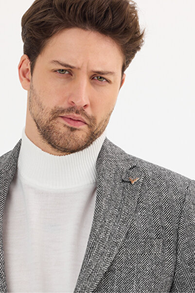 Savira Slimfit Jacket Wool Blend Winter Fabric Drop 6 Unlined New Season