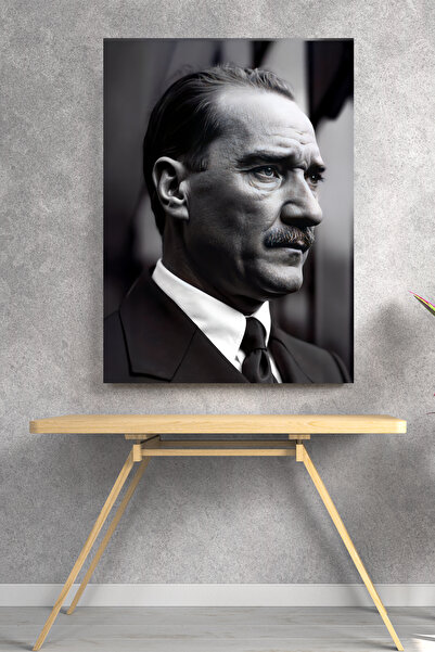 BAYTOK Πίνακας σε καμβά με πορτρέτο του μεγάλου ηγέτη Γκάζι Μουστάφα Κεμάλ Ατ...