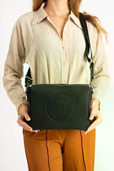 Just Polo Long Strap 5 Compartment Special Series Women's Crossbody Messenger Shoulder Bag