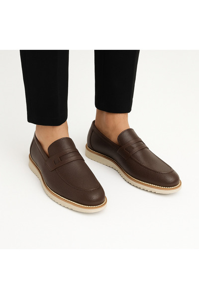 OUTLET41 حذاء رجالي أسود كاجوال موديل يومي