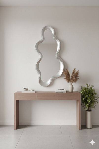 Generic An elegant mirror with a luxurious frame adds a touch of sophistication to any space. 100 x 49 cm