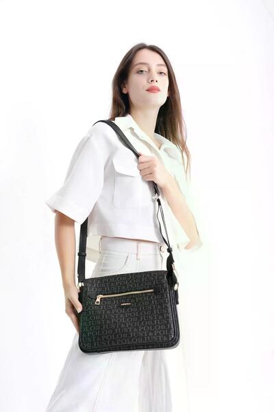 Just Polo 5 Compartment Women's Crossbody Shoulder Bag