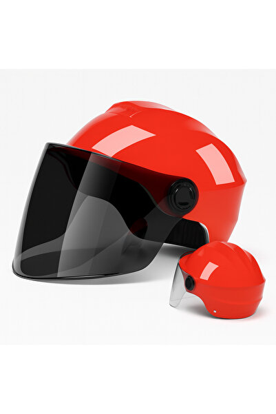 FIXATO Cască unisex pentru trotinetă/bicicletă electrică cu vizieră, mărime u...