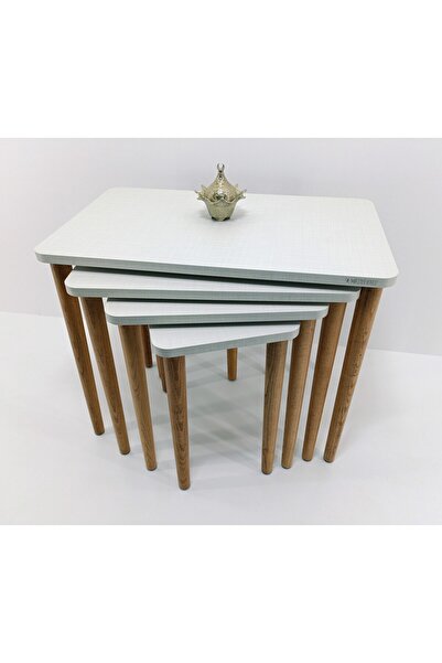 MİRZABEYOĞLU COTON GRİ MDF LAM ZİGON SEHPA