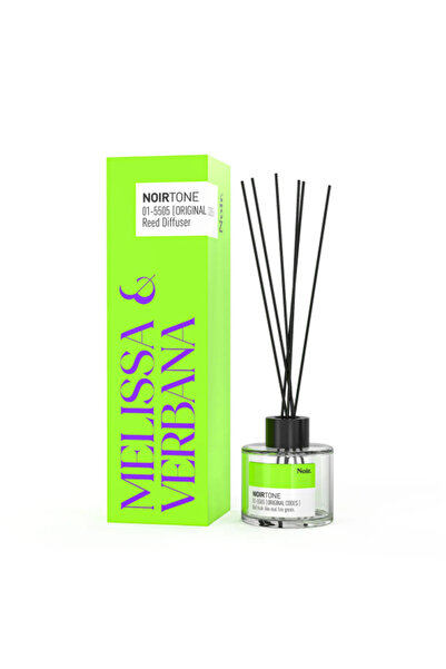 Noir Difuzor de cameră cu bețișoare — Roiniță și Verbenă, 100 ml