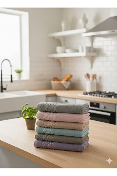 Peacock 6 مناشف مطبخ 30×50