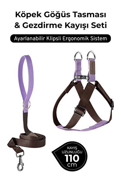 pasiole Adjustable Dog Harness and Walking Leash Set | Handmade, Durable, Convenient to Use