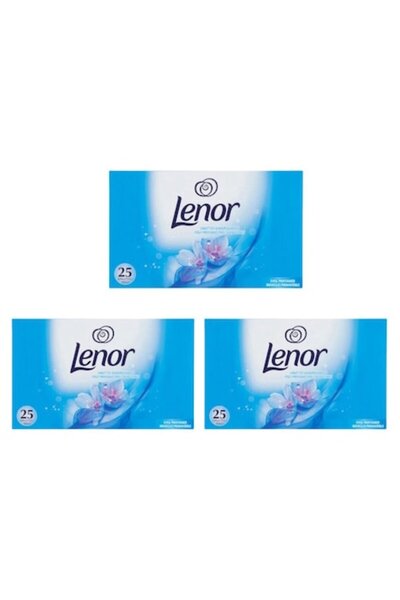 lenor Set 3x Scented Dryer Sheets, 25 pcs