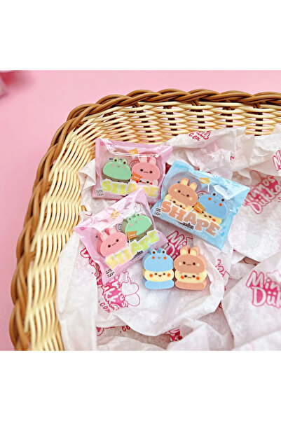 ÖZ KIRTASİYE Shape 2li Silgi (1paket 2li silgi fiyatıdır.)