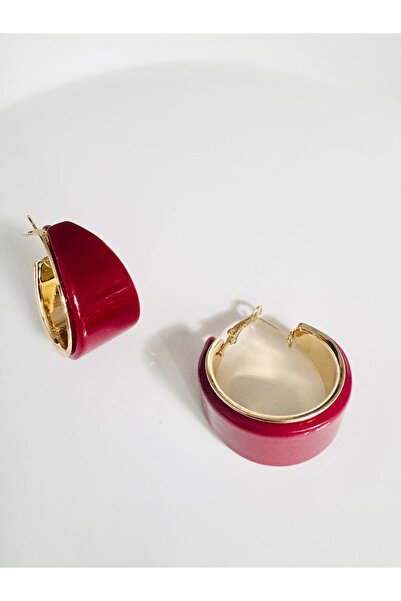 DEVİ fashion Halka Luxury Bone Earrings 5 cm